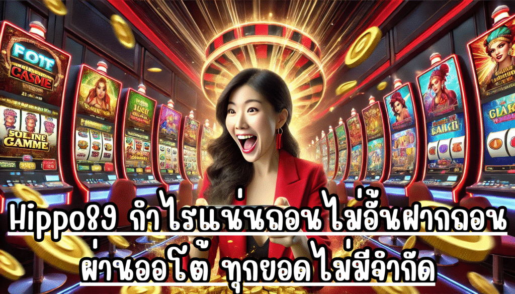 Hippo89 กำไรแน่นถอนไม่อั้น ฝากถอนผ่านออโต้ ทุกยอดไม่มีจำกัด