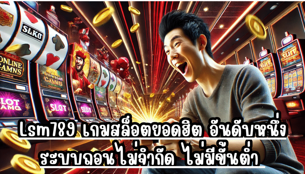 Lsm789 เกมสล็อตยอดฮิต อันดับหนึ่ง ระบบถอนไม่จำกัด ไม่มีขั้นต่ำ เล่นตรงไม่ผ่านเอเย่นต์